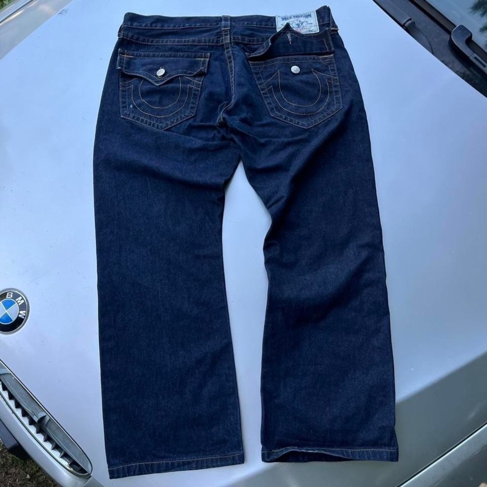 True Religion navy blue denim jeans